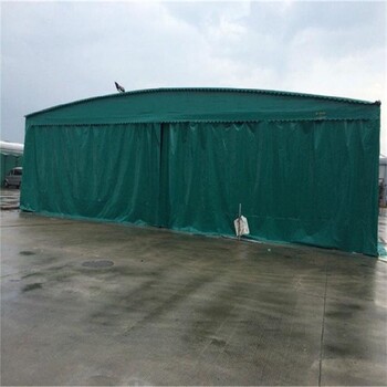 佛山可伸縮倉庫雨棚圖片
