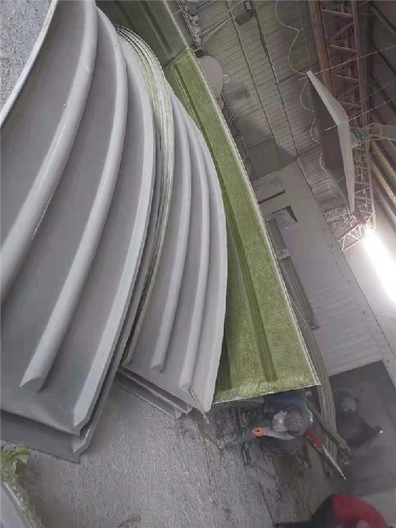 玻璃钢污水池拱形盖板,弧形臭气收集防雨罩厂家