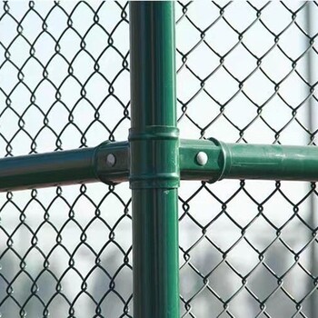 通化喷塑篮球场围网规格材质,墨绿色篮球场围网