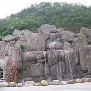 榆社县水泥假山塑石做园林水景