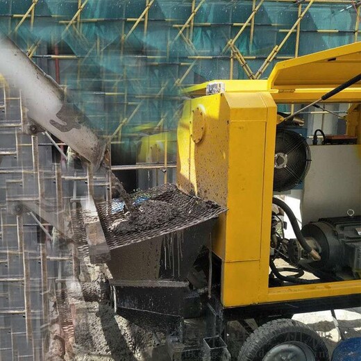三一混凝土输送拖泵,云南丽江玉龙建筑工地桥梁混凝土砼输送泵地泵包月出租租赁