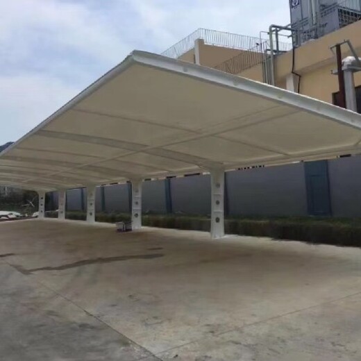 广州程诺钢架构材料加工,广东东莞石排镇承接膜结构停车棚工程