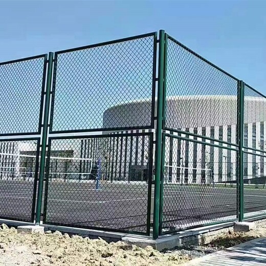 江苏喷塑篮球场围网规格墨绿色篮球场围网