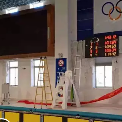 鹤壁游泳显示软件,计时记分比赛设备安装