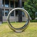 钎拓雕塑不锈钢环形,安徽宣城不锈钢圆环不锈钢月亮