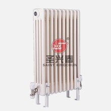 圣兴春GZ409钢制柱式暖气片_内防腐钢管柱形散热器
