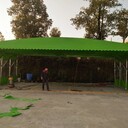 沐春風(fēng)鋼構(gòu)活動倉庫雨篷,四川宜賓戶外自動伸縮遮雨棚-在線溝通