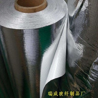 庆阳防火包装铝箔布操作流程,背胶铝箔布图片5