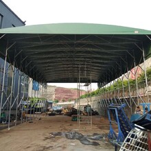 云南怒江供应电动推拉型雨棚材质图片