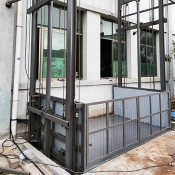 定制安装工厂电梯无基坑载货升降货梯2吨液压升降货梯