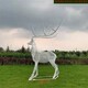 鹿雕塑图