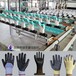 劳保手套浸胶创美28米手套浸胶设备自动化操作