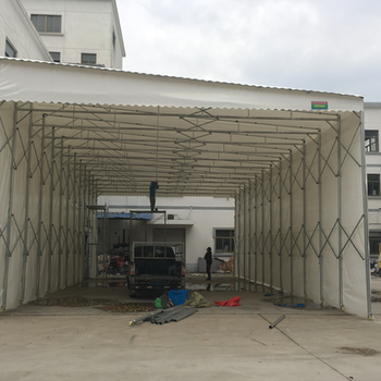 齐齐哈尔推拉雨棚厂家,大型伸缩雨篷遮阳蓬