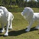 山東獅子雕塑圖