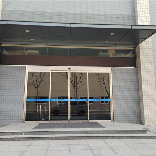 青岛市南区不锈钢自动门,不锈钢自动感应门安装