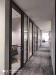 美隔办公室双层玻璃百叶高隔断,徐州办公室铝合金玻璃百叶隔墙图片4