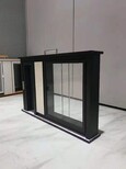 黑河生产办公室铝合金玻璃百叶隔墙图片3