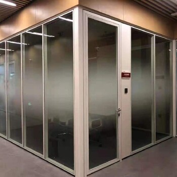 鸡西办公室铝合金玻璃百叶隔墙批发,办公室铝合金玻璃百叶高隔间