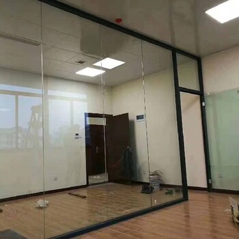 广州花都办公室玻璃百叶隔断安装厂家