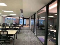 茂名办公室铝合金玻璃隔断报价及图片,办公室成品铝合金高隔间图片1