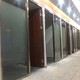 哈尔滨办公室铝合金玻璃百叶隔墙加工,办公室双层玻璃百叶高隔断产品图