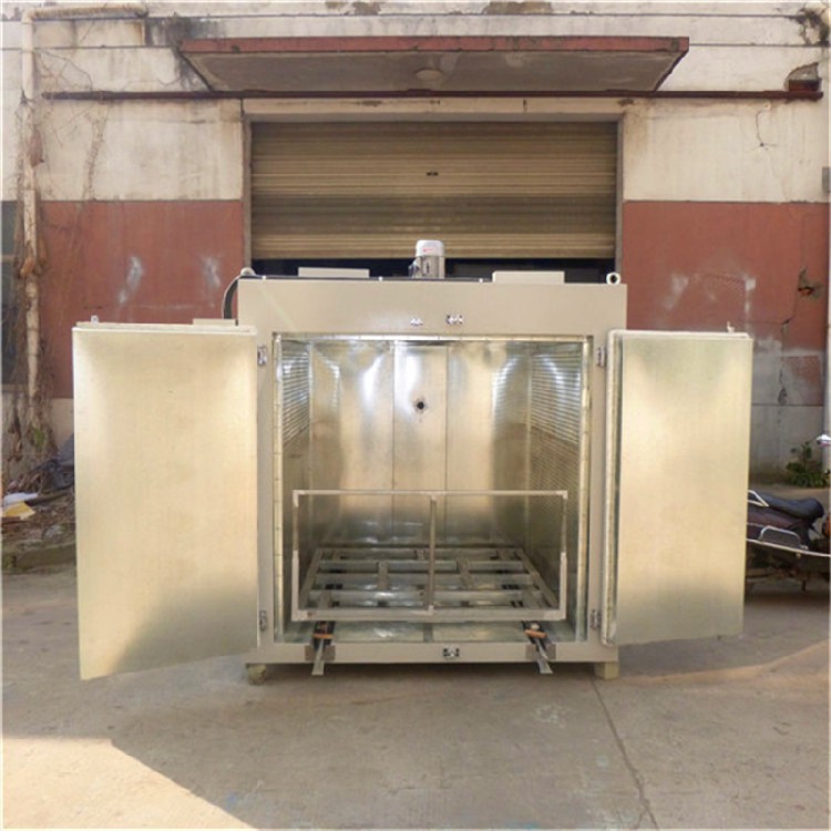 树脂胶辊硫化烘箱/网格板轨道台车200℃聚氨酯制品烘箱