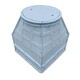SMC树脂水表井,山海关方形分体装配式水表井产品图