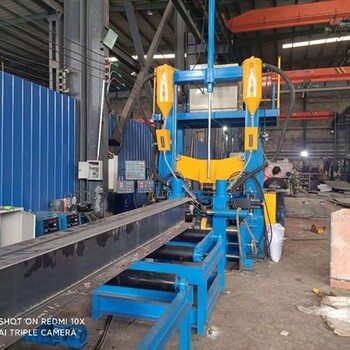组立机生产厂家北京门头沟使用视频H型钢组立机