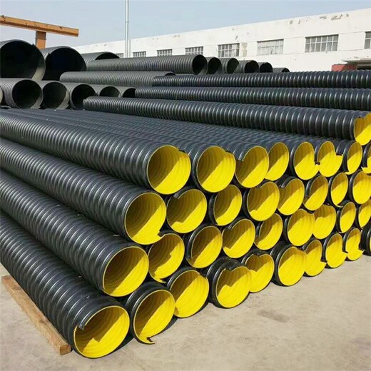 黑龙江PE钢带增强螺旋波纹管厂家批发钢带管