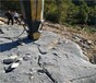 广西横县静态爆破混凝土破石膨胀矿山开采劈裂机,膨胀机