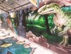 安徽农村风景画写字定制户外墙面彩绘新视角手绘墙服务江苏周边