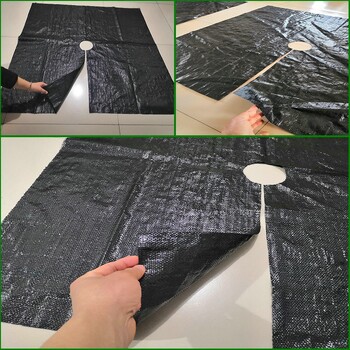 黑色打孔防草布價格青島果園蓋草布規(guī)格型號