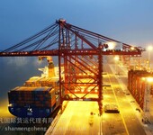 中国青岛港到威尼斯海运货物运输港到港直达中转船运
