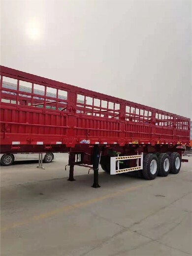 苏州定制13米半挂车价格合理,轻型高栏半挂车-韧性好-承载强