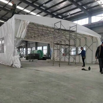 篮球场网球场推拉棚活动帐篷移动雨棚遮阳棚户外仓库蓬推拉蓬