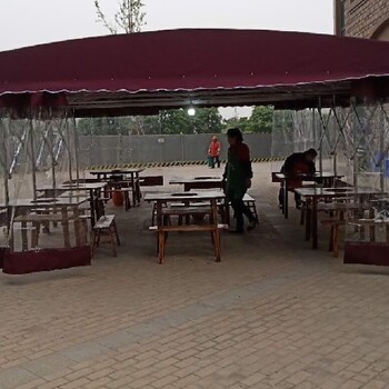 青白江区生产篮球场移动雨棚