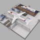 乘务客舱飞机模拟舱图