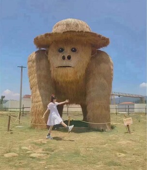 大型草雕定做大型谷子動物產(chǎn)品