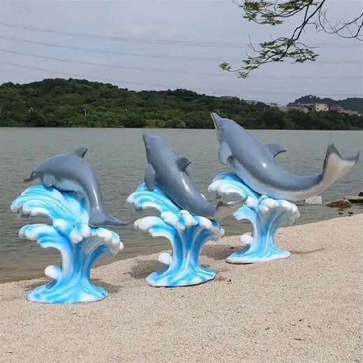 内蒙古灯光不锈钢海豚雕塑款式