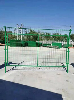双边丝框架护栏绿色铁丝网护栏巨增果园围栏