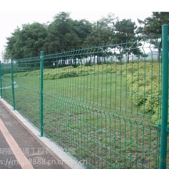 果园铁丝农场铁路防护场地市政护栏网舟山双边丝护栏网