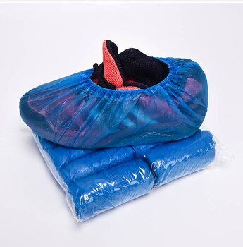 一次性加厚塑料鞋套室内家用防水鞋套蓝色