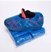 一次性鞋套蓝色一次性加厚塑料鞋套防水防滑鞋套