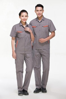黃石工作服定做-定制工作服廠家-全棉夏款短袖透氣吸汗款-云鷗制衣