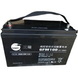 三瑞蓄电池6FM100-X12V100AH电力设备直流屏通信设备用图片0