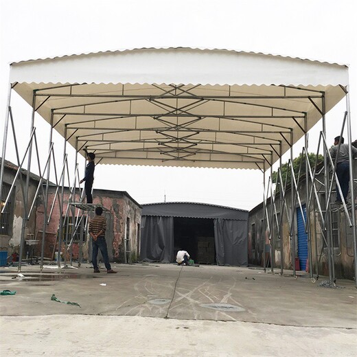 智晟伸缩折叠蓬,广州天河制作仓储户外大排档棚