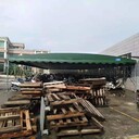 中山地區(qū)周邊送貨推拉式伸縮雨棚車間軌道雨蓬