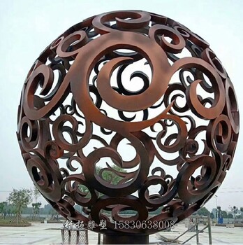 江西永新不銹鋼鏤空球-不銹鋼魔方雕塑