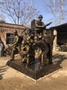 廣西廣場玻璃鋼消防員雕塑價格,消防人物雕塑