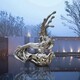 金屬水景雕塑圖